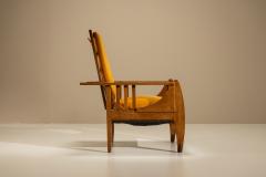 Amsterdam School Reclining Armchair in Oak The Netherlands 1930s - 4521339
