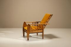 Amsterdam School Reclining Armchair in Oak The Netherlands 1930s - 4521392