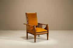 Amsterdam School Reclining Armchair in Oak The Netherlands 1930s - 4521395