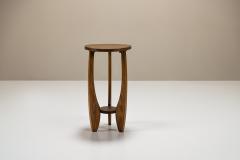 Amsterdam School Side Plant Table in Oak 1930s - 3444759