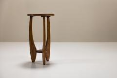 Amsterdam School Side Plant Table in Oak 1930s - 3444760