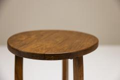 Amsterdam School Side Plant Table in Oak 1930s - 3444763