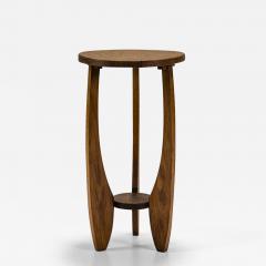 Amsterdam School Side Plant Table in Oak 1930s - 3445375