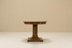 Amsterdam School Side Table In Oak The Netherlands 1930s - 3168459