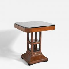 Amsterdam school pedestal table 1920s  - 4824512