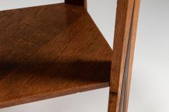 Amsterdamse School Sidetable in Oak and Coromandel The Netherlands 1930s - 4331006