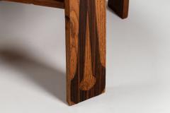 Amsterdamse School Sidetable in Oak and Coromandel The Netherlands 1930s - 4331023