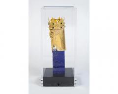 An 18K Gold and Gem Set Bust of a King by George Weil London - 3371379