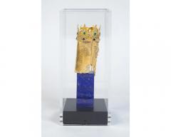 An 18K Gold and Gem Set Bust of a King by George Weil London - 3371383