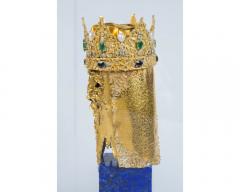 An 18K Gold and Gem Set Bust of a King by George Weil London - 3371385