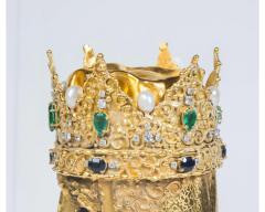 An 18K Gold and Gem Set Bust of a King by George Weil London - 3371390