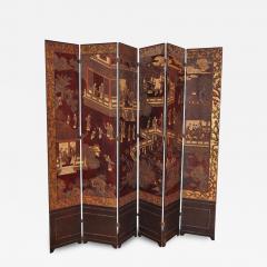 An 18th Century Chinese Sang de Boef Lacquer Screen - 3216792