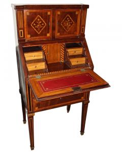 An 18th Century Dutch Marquetry Upright Slant Front Desk - 3246239