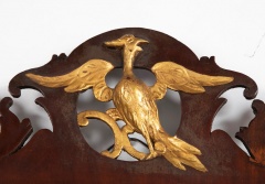 An 18th Century English Chippendale Carved Mahogany Mirror with Gilt Phoenix An 18th Century English Chippendale Carved Mahogany Mirror with Gilt Phoenix