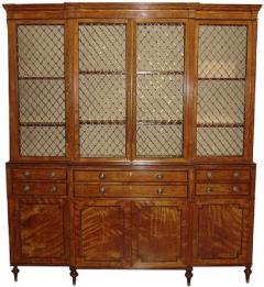 An 18th Century English Satinwood Breakfront - 3501406