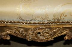 An 18th Century Italian Louis XV Carved Giltwood Settee - 3298845
