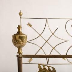 An 18th Century Italian unique king size scroll iron bed - 1681085