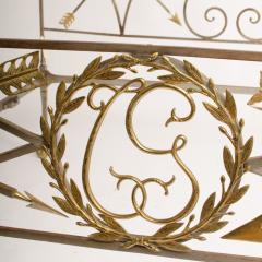 An 18th Century Italian unique king size scroll iron bed - 1681089