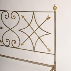 An 18th Century Italian unique king size scroll iron bed - 1681100