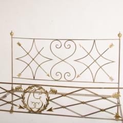 An 18th Century Italian unique king size scroll iron bed - 1681106