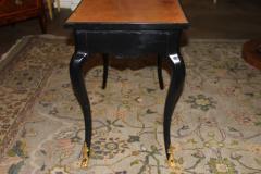 An 18th Century Louis XV Black Lacquered Side Table - 3656836