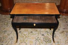 An 18th Century Louis XV Black Lacquered Side Table - 3656840