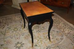 An 18th Century Louis XV Black Lacquered Side Table - 3656855