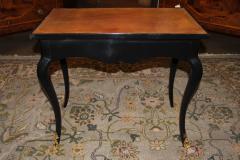 An 18th Century Louis XV Black Lacquered Side Table - 3656856