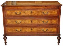 An 18th Century Louis XVI Olivewood and Walnut Chest of Drawers - 3784923