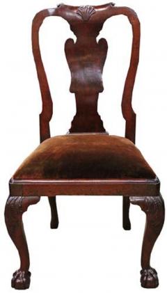 An 18th c Queen Anne Mahogany Side Chair - 3554768