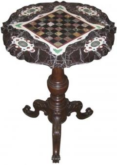 An 19th Century Italian Pietra Dura Specimen Pedestal Table - 3400419