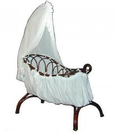 An Adorable 19th Century Beechwood Rocking Cradle - 3353685