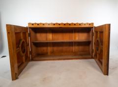 An Aesthetic Movement Ash Fiddle Back Wall Cabinet - 4192583