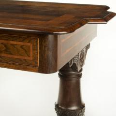 An Anglo Indian rosewood end support library table - 3004841