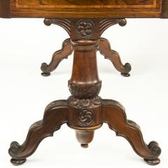 An Anglo Indian rosewood end support library table - 3004843