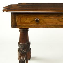 An Anglo Indian rosewood end support library table - 3004846