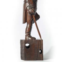 An Anglo Indian teak carving of Arthur Wellesley later the Duke of Wellington - 3342022