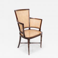 An Anglo Japanese Cane Work Armchair - 4237634