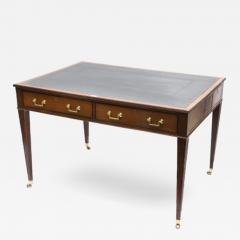 An Antique English Writing Desk in Mahogany and Leather - 257363