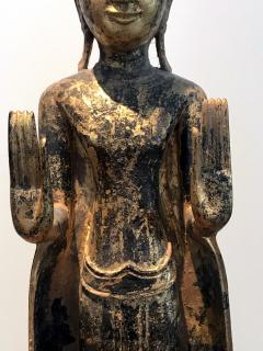 An Antique Gilt Wood Buddha Statue - 865598