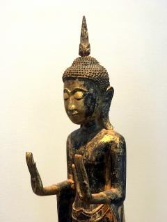 An Antique Gilt Wood Buddha Statue - 865601