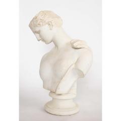 An Antique Italian Neoclassical Marble Bust of Psyche by Giuseppe Carnevale - 1313543
