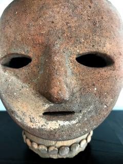 An Antique Japanese Terracotta Haniwa Figure Head - 845604