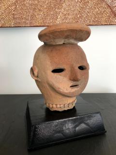 An Antique Japanese Terracotta Haniwa Figure Head - 845614