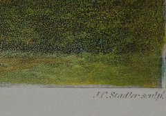 An Aquatint Engraving After a J M W Turner Painting Beauport Manor in Sussex - 2696286