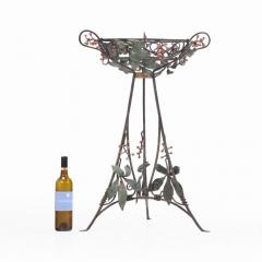 An Art Nouveau style iron plant stand C 1950  - 4249244