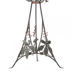 An Art Nouveau style iron plant stand C 1950  - 4249245