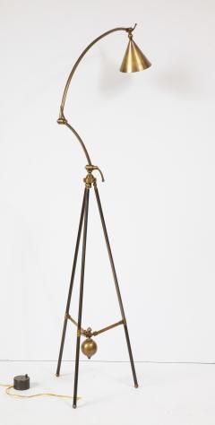 An Articulated Brass Architects Floor Lamp Circa 1960 70 - 1037234