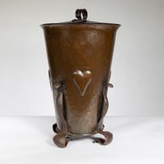An Arts Crafts Brass Coal Bucket - 4189032