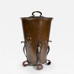 An Arts Crafts Brass Coal Bucket - 4232817